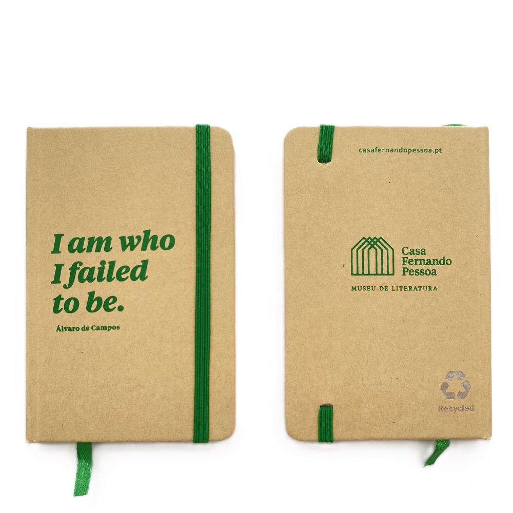 Bloco A6 Cartão Reciclado / 2 frases